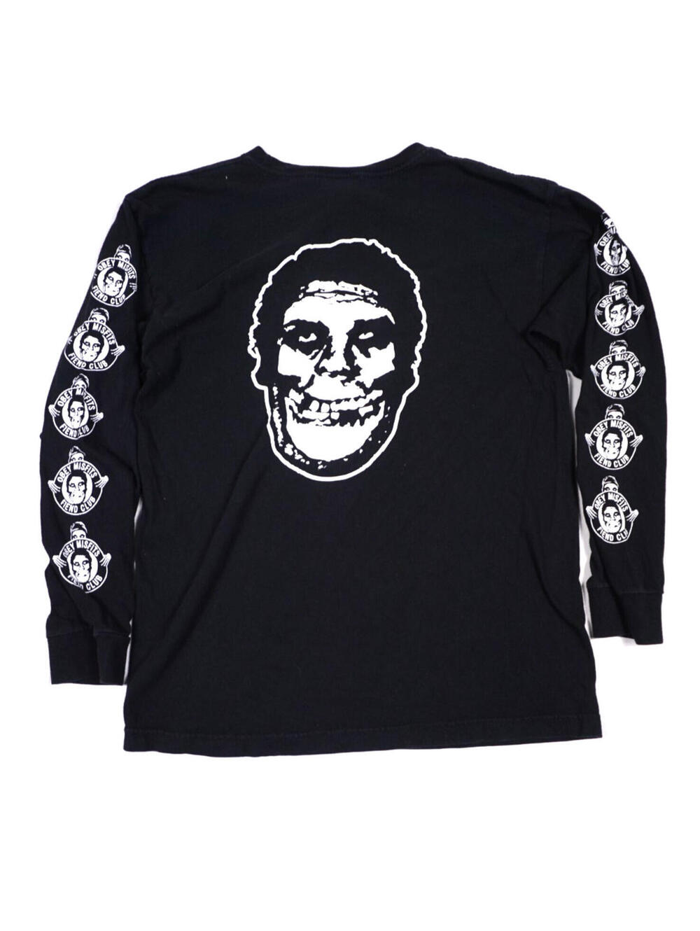 Misfits Long Sleeve Shirt Mens Large Danzig Obey Punk Rock Band Black Tee